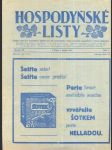 Hospodyňské listy číslo 11. - 1935 - náhled