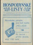 Hospodyňské listy číslo 5. - 1935 - náhled