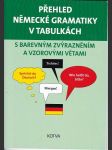 Přehled  německé  gramatiky v tabulkách  / s barevným zvýrazněním a vzorovými větami / - náhled