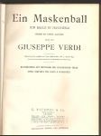 Ein  maskenball - (un ballo in maschera) - partitura - náhled