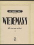 Praktische und theoretische studien für  klarinette - heft  xii. - náhled