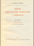 Dějiny francouzské literatury v obrysech sv. 1 - náhled