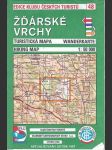 Rozkladací turistická mapa žďárské vrchy 1:50000  - náhled