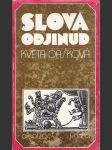 Slova odjinud  vyprávění o cizích slovech : pro čtenáře od 11 let - náhled