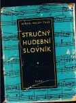 Stručný  hudební slovník - náhled