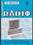 Časopis amatérské  radio  pro  konstruktéry  č.5 -ročník xxxviii.  1989 - náhled