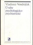 Úvahy psychologicko-psychiatrické - náhled