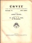 Úsvit- listy věnované mladému pokolení   ročník  vi.  1924-1925 - náhled