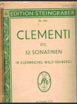 32 sonatinen rondos und vortragsstücke für klavier zweihänden von clementi, kuhlau, dussek, mozart, hofmann, haydn, beethoven, raff, krug, schumann, heller - náhled