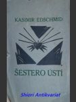 Šestero ústí - povídky - edschmid kasimir - náhled