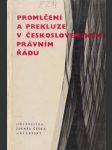 Promlčení a prekluze v československém právním řádu - náhled