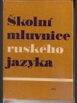 Školní mluvnice ruského jazyka - náhled