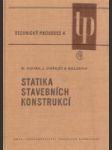 Statika stavebních konstrukcí - náhled