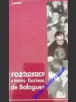 Rozhovory s mons. escrivou de balaguer - náhled