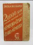 20000 slov - Slovník mluvené řeči německo-český a česko-německý - náhled