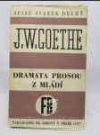 Dramata prosou z mládí: K Shakespearovu dni, Götz z Berliching, Clavijo-Stella - náhled