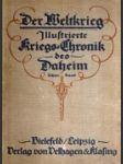 Der Weltkrieg Illustrierte Kriegs-Chronik des Daheim VIII. - náhled