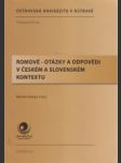 Romové-otázky a odpovědi v českém a slovenském kontextu - náhled