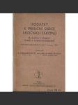 Dodatky k příruční sbírce justičních zákonů - náhled