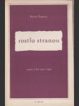 Rostlo stranou: Verše z let 1905-1945 - náhled