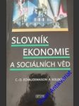 Slovník ekonomie a sociálních věd - echaudemaison c.d. a kolektiv autorů - náhled