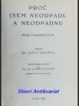 Proč jsem neodpadl a neodpadnu - řetěz časových úvah - hruška jan františek - náhled