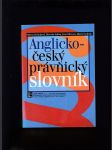 Anglicko-český právnický slovník - náhled