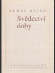 Svědectví doby - náhled