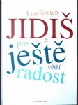 Jidiš pro ještě větší radost - náhled