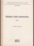 Základy vyšší matematika II B - Vysoké učení technické v Brně. - náhled