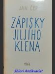 Zápisky jiřího klena - čep jan - náhled