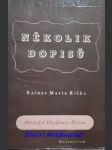 Několik dopisů - rilke rainer maria - náhled