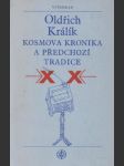 Kosmova kronika s předchozí tradice - náhled