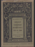 Dějiny českého knihtisku do r. 1848 - náhled