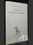 Malířka Linka Procházková (podpis Fr. Halase, číslováno) - náhled