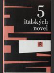 5 italských  novel - náhled