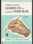 Lehrbuch der speziellen chirurgie - náhled