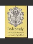 Poděbrady - průvodce městem, historický přehled - náhled