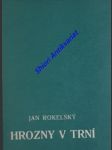 Hrozny v trní - pět úponků - rokelský jan - náhled