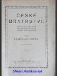 České bratrství - ideové základy českobratrské církve evangelické - čapek stanislav - náhled