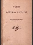 Výbor rozorav a studií Václava Vojtíška - náhled