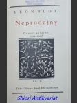 NEPRODAJNÝ - Denník autorův 1904 - 1907 - BLOY Leon - náhled