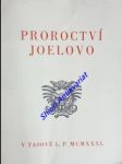 Proroctví joelovo - deml jakub - náhled