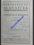 Cizojazyčný slovníček - soukup františek - náhled