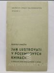 Jak lustrovati v pozemkových knihách (s příkladem opisu knihovní vložky a lustra) - náhled