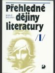 Přehledné dějiny literatury i - náhled