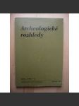 Archeologické rozhledy. Ročník XLIX. 1997. Sešit 3 [archeologie] - náhled