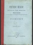 Quis L.: Písničky, Praha 1887,  1. vyd. - náhled