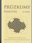 Průzkumy památek II/ 2003 - náhled