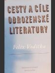 Cesty a cíle obrozenské literatury - náhled